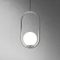 Подвесной светильник Matthew McCormick hoop 40 Chrome MILA Pendant от ImperiumLoft