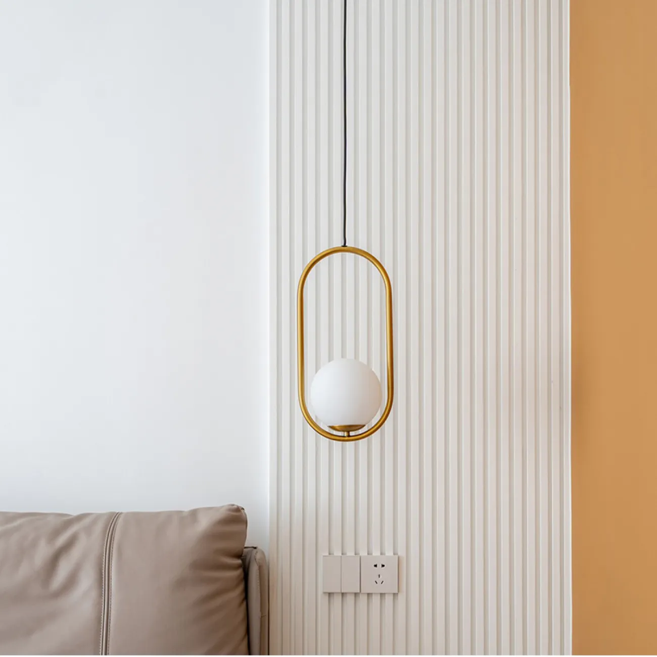 Подвесной светильник Matthew McCormick hoop 50 Gold MILA Pendant от ImperiumLoft