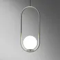 Подвесной светильник Matthew McCormick hoop 40 Chrome MILA Pendant от ImperiumLoft