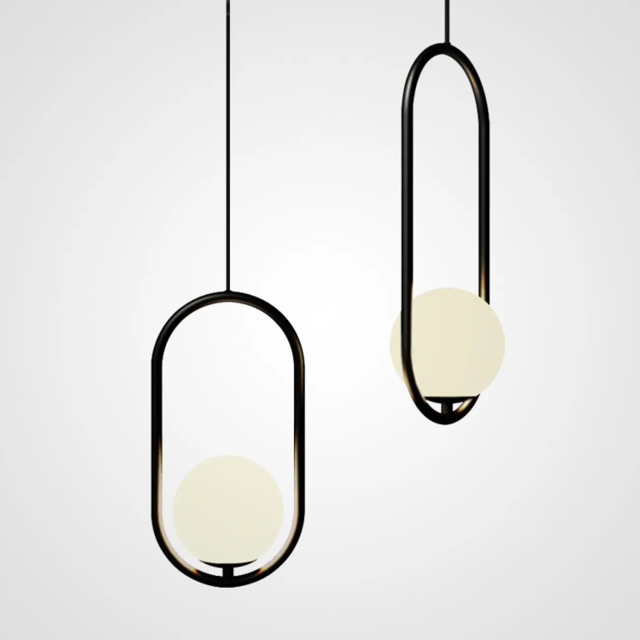 Подвесной светильник Matthew McCormick hoop 50 Chrome MILA Pendant от ImperiumLoft