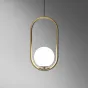 Подвесной светильник Matthew McCormick hoop 40 Chrome MILA Pendant от ImperiumLoft