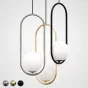 Подвесной светильник Matthew McCormick hoop 40 Chrome MILA Pendant от ImperiumLoft