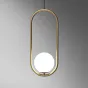 Подвесной светильник Matthew McCormick hoop 40 Chrome MILA Pendant от ImperiumLoft