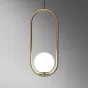 Подвесной светильник Matthew McCormick hoop 40 Black MILA Pendant от ImperiumLoft