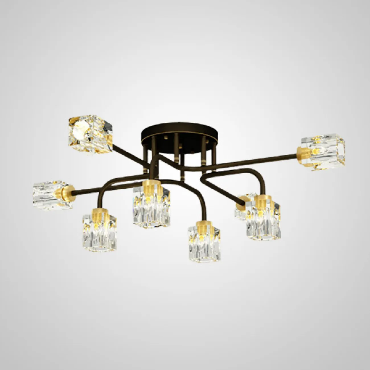 Потолочная люстра MICHAL L4 Brass от ImperiumLoft