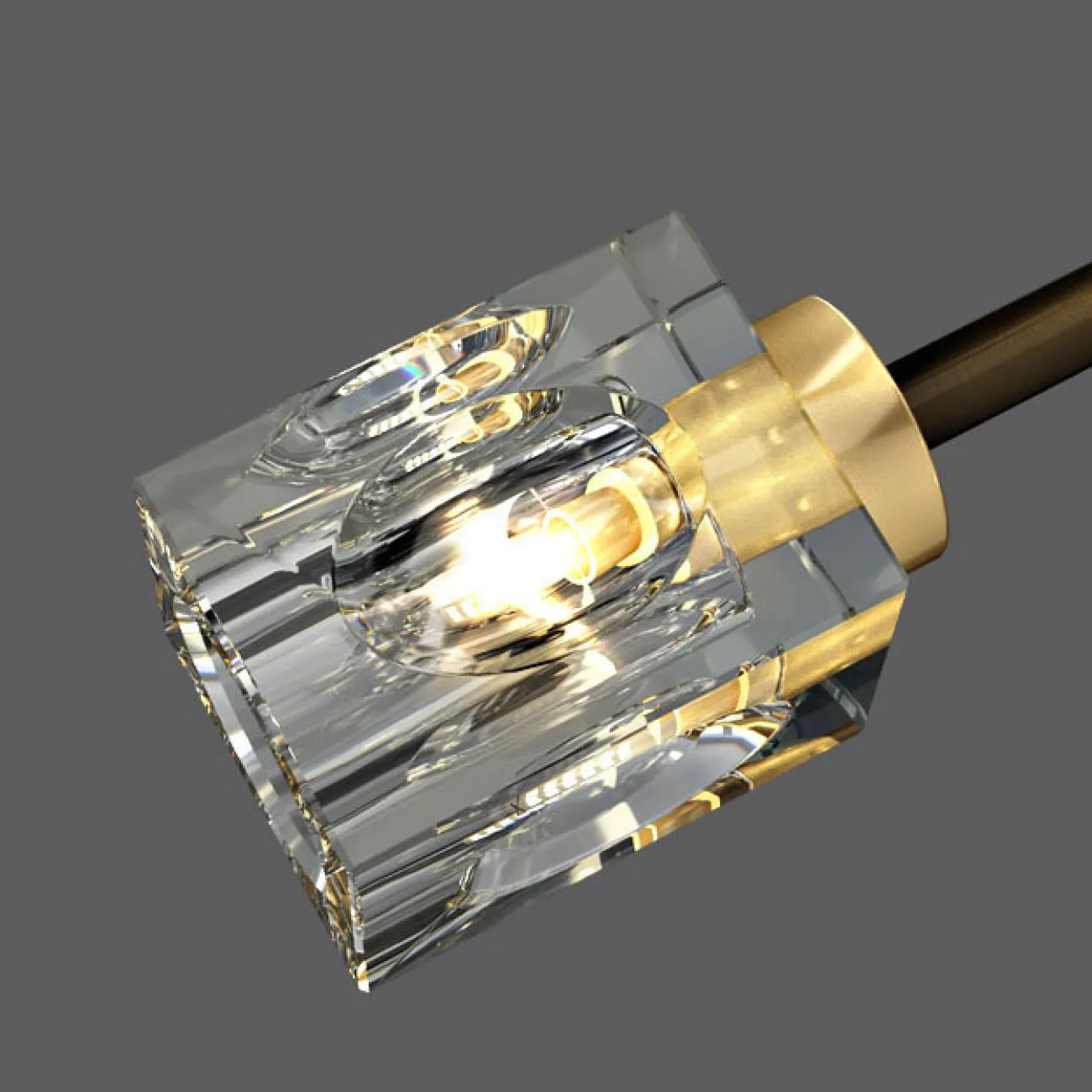 Потолочная люстра MICHAL L4 Brass от ImperiumLoft Потолочная люстра MICHAL L4 Brass от ImperiumLoft