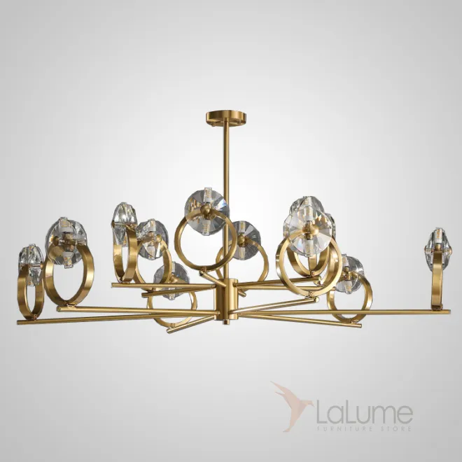 Потолочная люстра ADONICA CH B L24 от ImperiumLoft