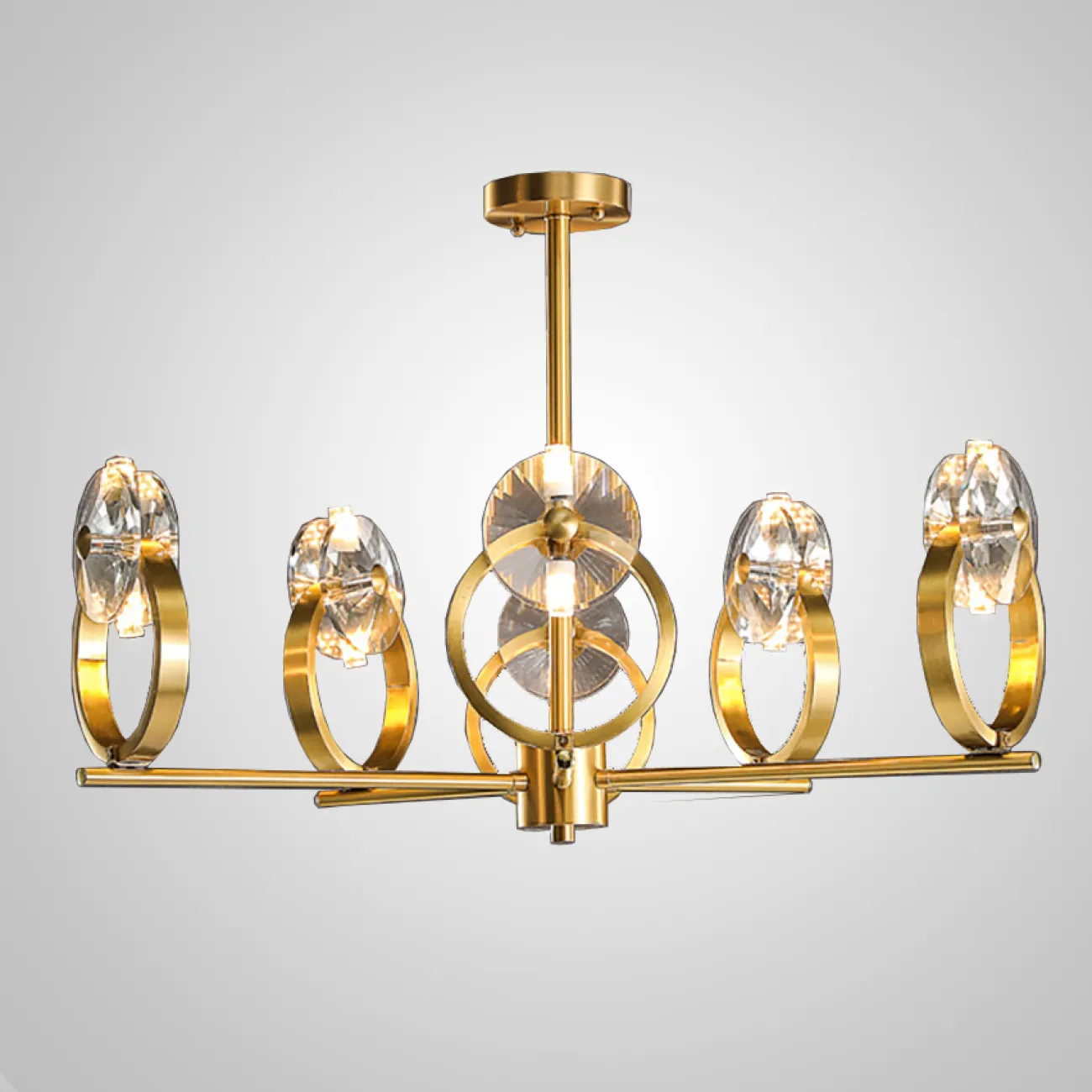 Потолочная люстра ADONICA CH B L24 от ImperiumLoft