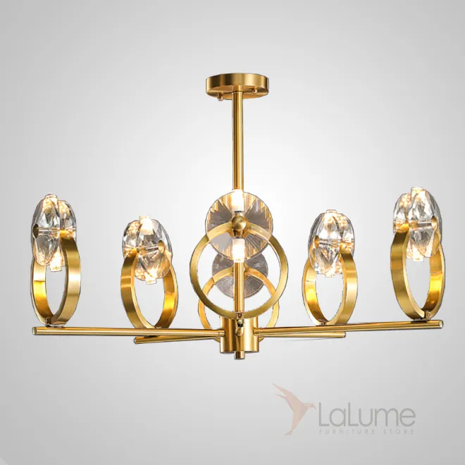 Потолочная люстра ADONICA CH B L12 от ImperiumLoft