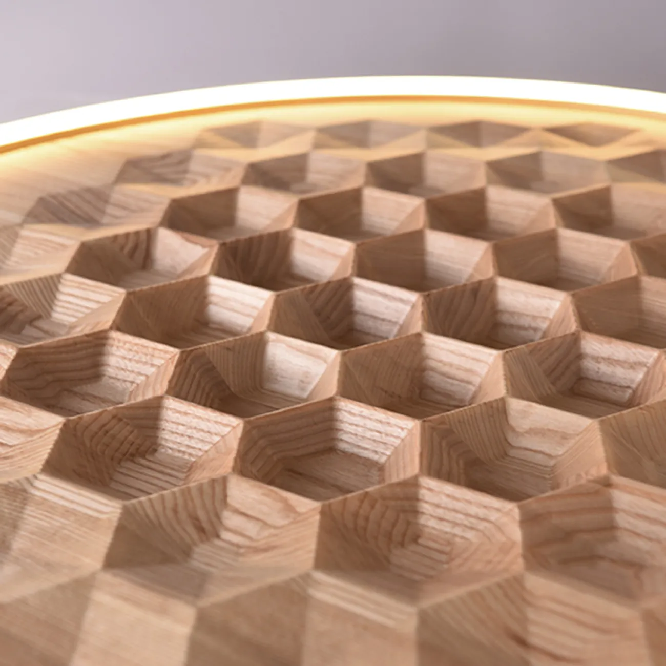 Потолочный светильник HONEY D60 Gold/Light wood от ImperiumLoft