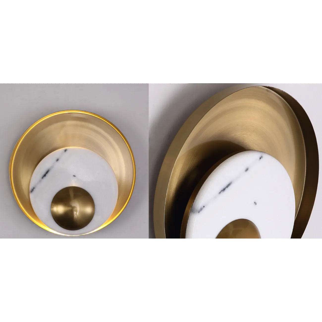 Бра Ginger & Jagger Pearl WALL LAMP round gold от ImperiumLoft