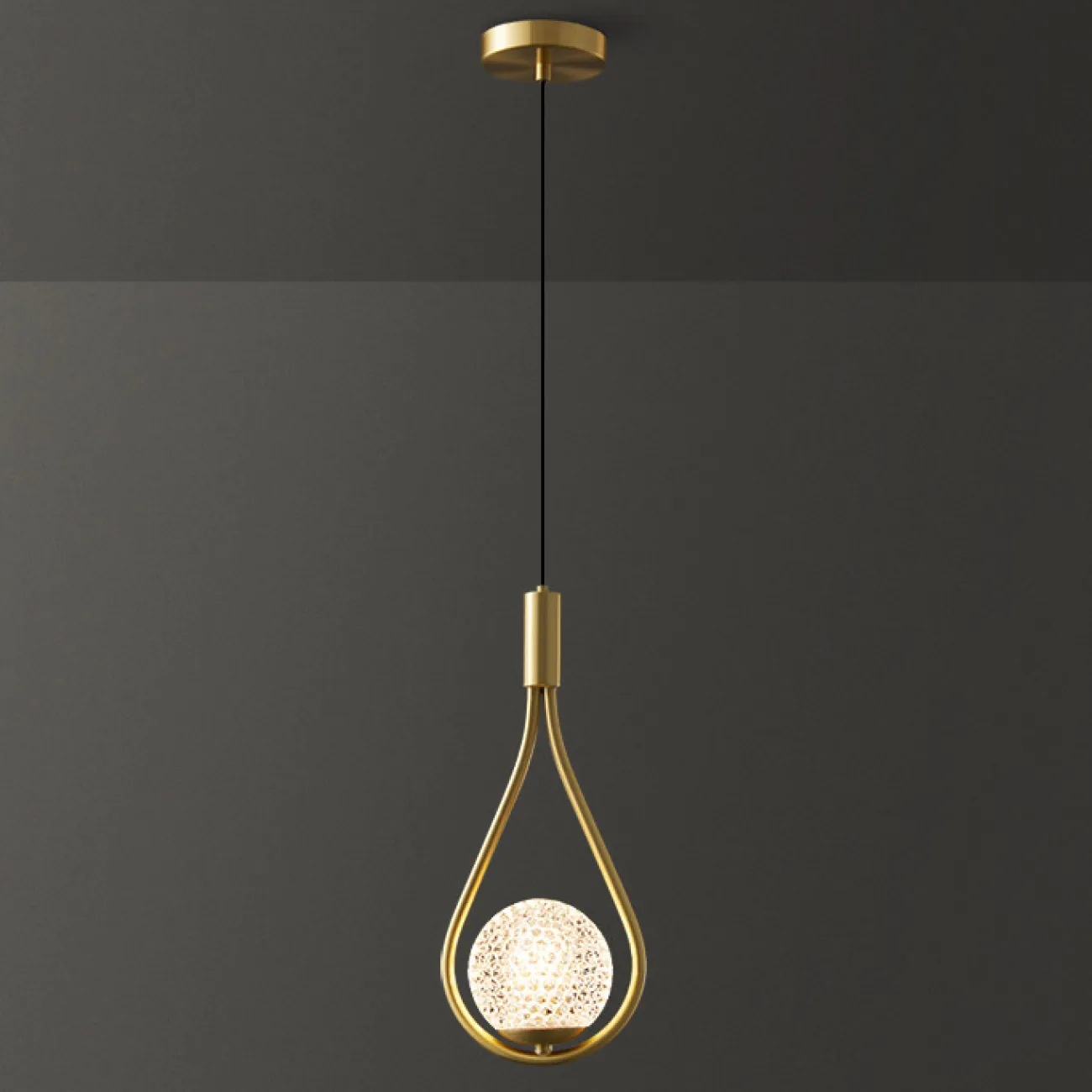 Подвесной светильник HOOP DROP LUX от ImperiumLoft