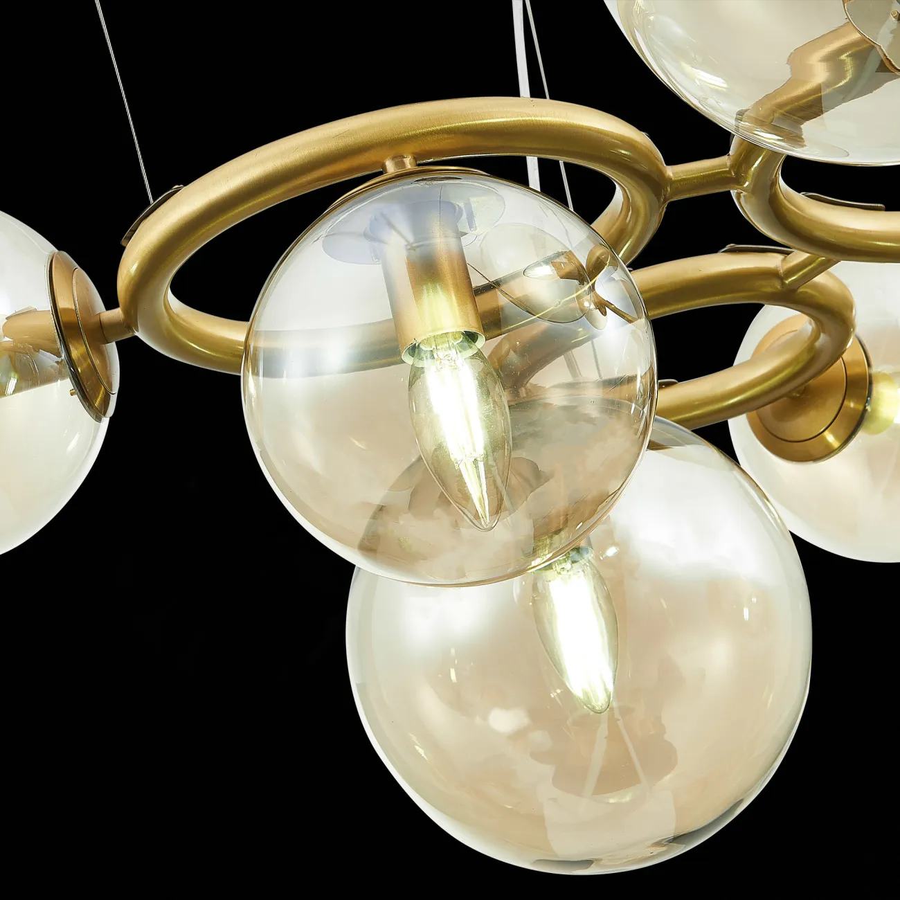 Подвестная люстра POLDI AMBER D60 от ImperiumLoft