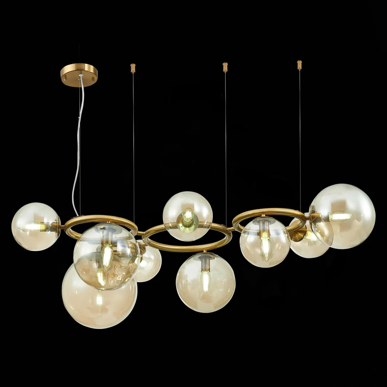 Подвестная люстра POLDI AMBER D60 от ImperiumLoft