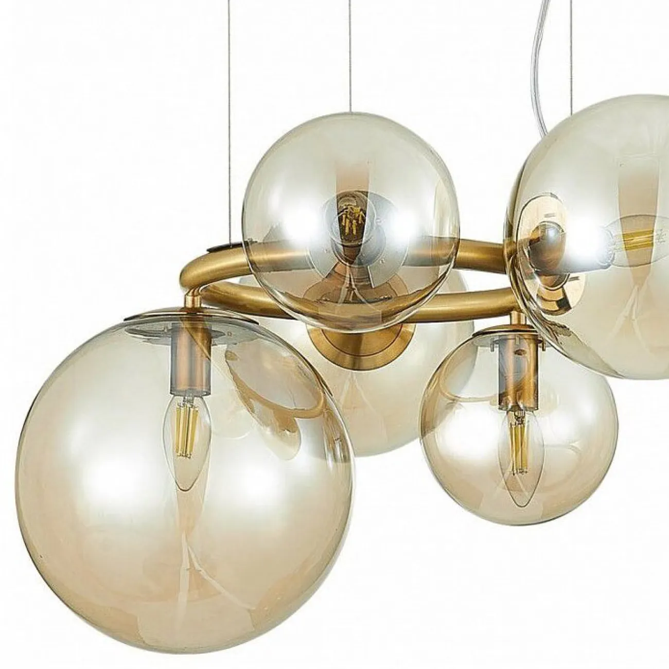 Подвестная люстра POLDI AMBER D60 от ImperiumLoft