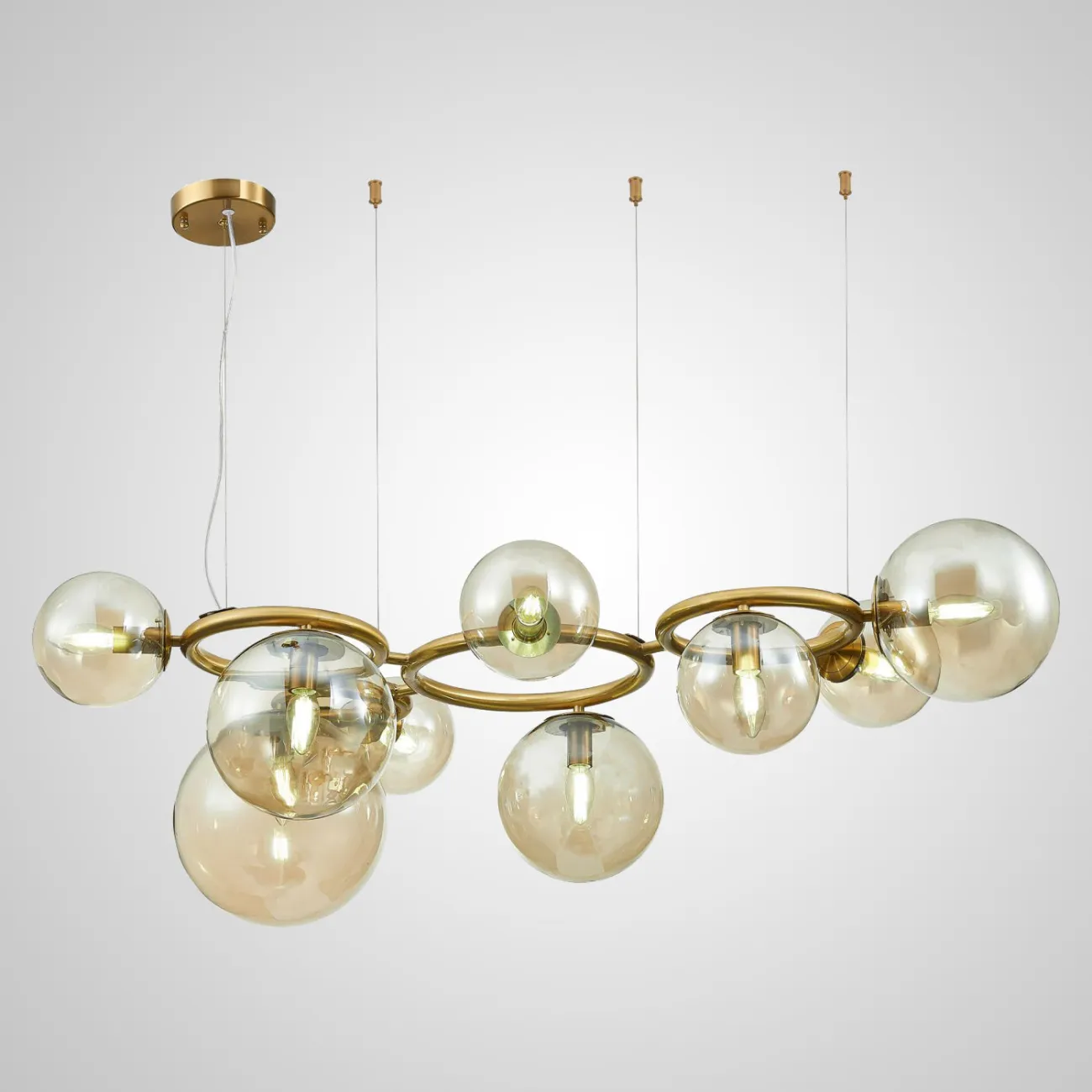 Подвестная люстра POLDI AMBER D60 от ImperiumLoft