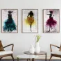 Абстрактная минималистичная настенная картина Элегантная девушка YYY1030