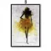 Абстрактная минималистичная настенная картина Элегантная девушка YYY1030