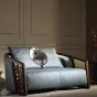  Кожаный диван из массива дерева KASKOM 37303-29