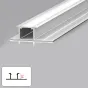 Профиль соединительный под LED ленту для панелей 7 мм серебристый 6052-88 от LaLume