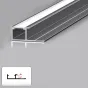 Профиль торцевой под LED ленту для панелей 4 мм серый 6013-88 от LaLume