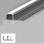Профиль торцевой под LED ленту для панелей 8 мм серый 6017-88 от LaLume