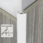 Профиль угловой внешний алюминиевый для панелей 8 мм белый 7590-88 от LaLume