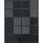Стеновая панель PREMIUM WR-MOS02 Фактурный чёрный металл "Клетка" - 2800*1220*5 мм от LaLume