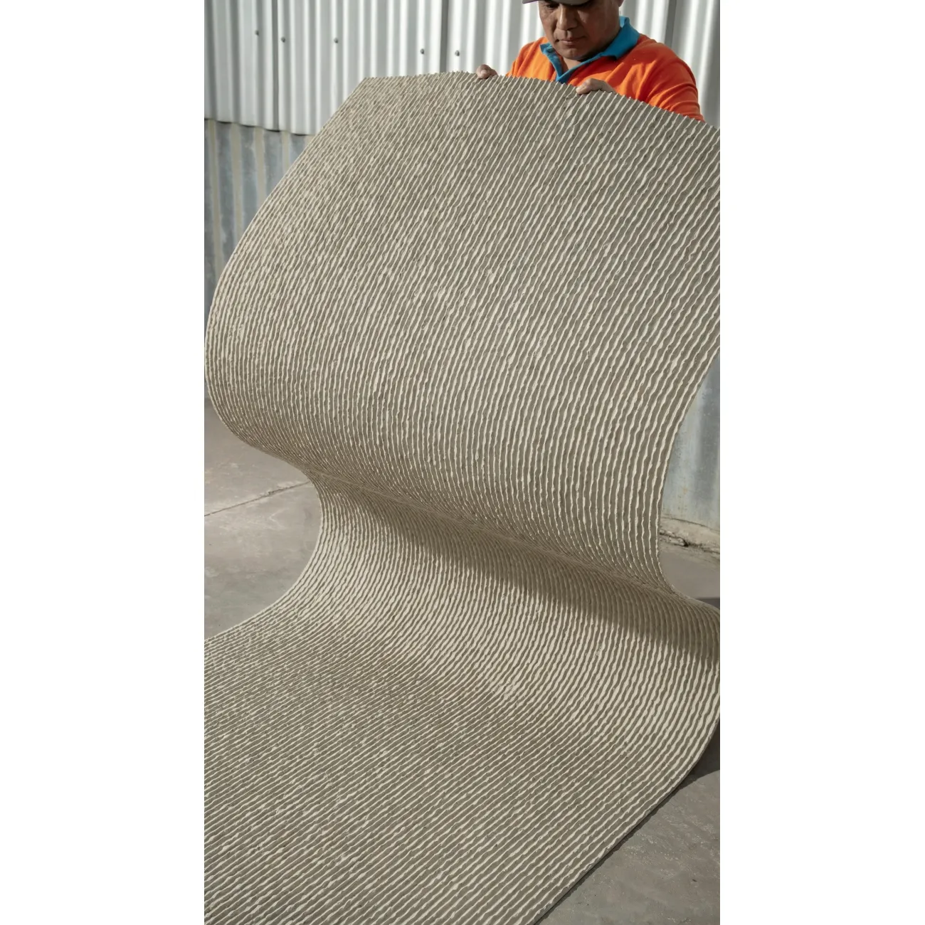 Гибкая керамическая панель KBS-P20266-OffWhite Молочный 2750-1190-6 мм от LaLume