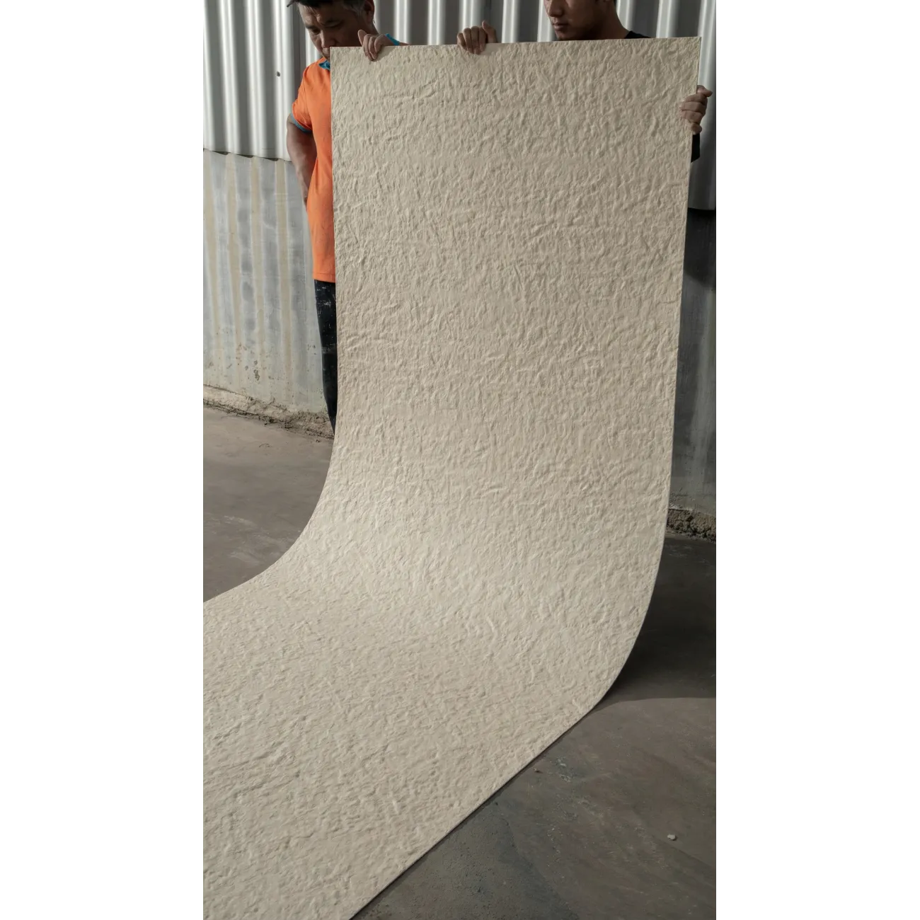 Гибкая керамическая панель KBS-P20263-OffWhite Молочный 2950-1120-4 мм от LaLume Гибкая керамическая панель KBS-P20263-OffWhite Молочный 2950-1120-4 мм от LaLume