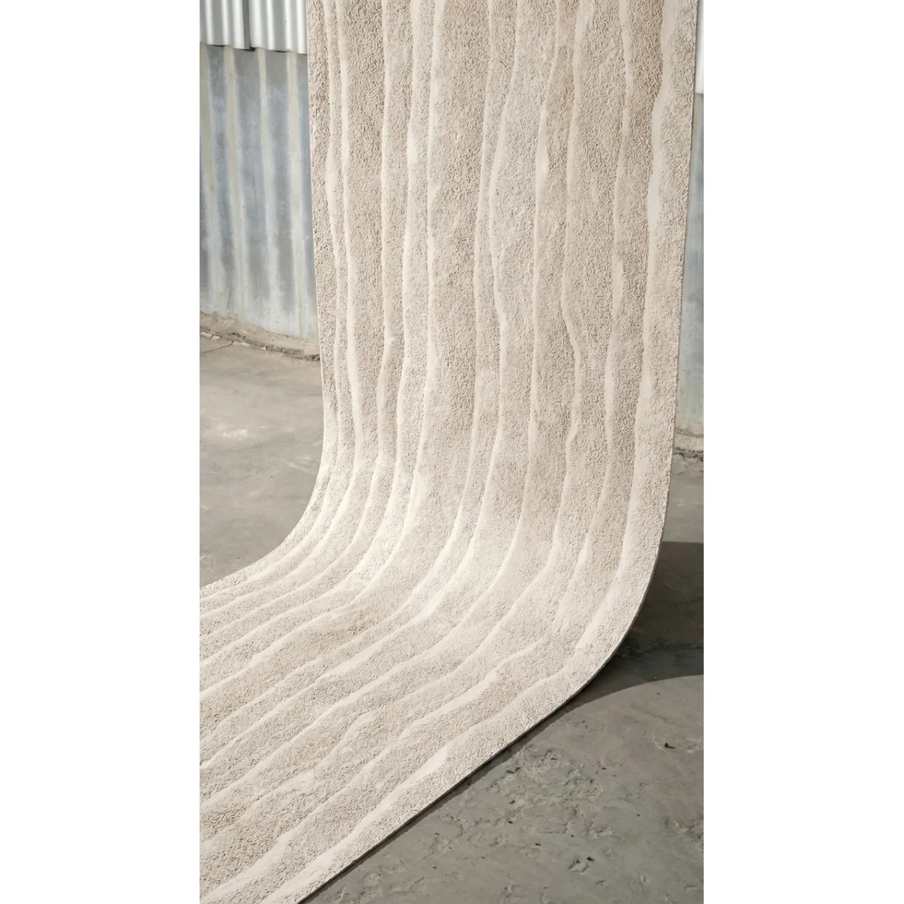 Гибкая керамическая панель KBS-P20272-OffWhite Молочный 2700-950-3 мм от LaLume