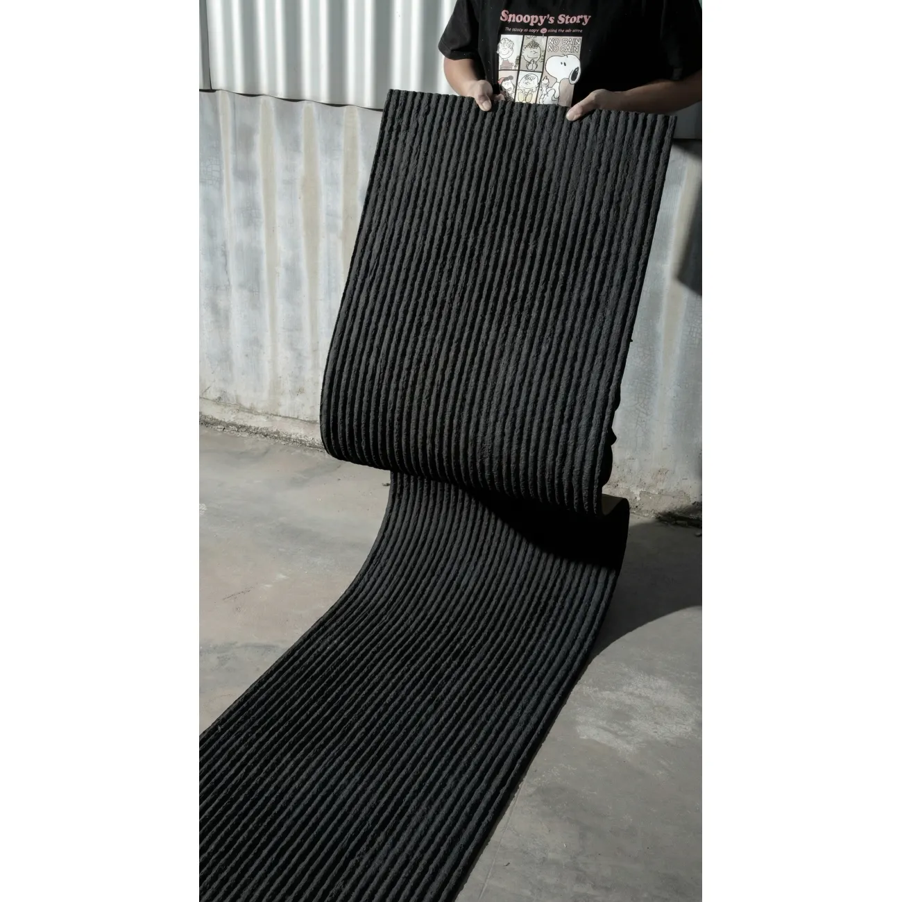 Гибкая керамическая панель KBS-P20273-Black Чёрный 3000-1200-7 мм от LaLume