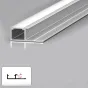 Профиль торцевой под LED ленту для панелей 4 мм серебристый 6025-88 от LaLume