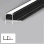 Профиль торцевой под LED ленту для панелей 7 мм черный 6022-88 от LaLume