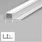 Профиль торцевой под LED ленту для панелей 8 мм белый 6035-88 от LaLume