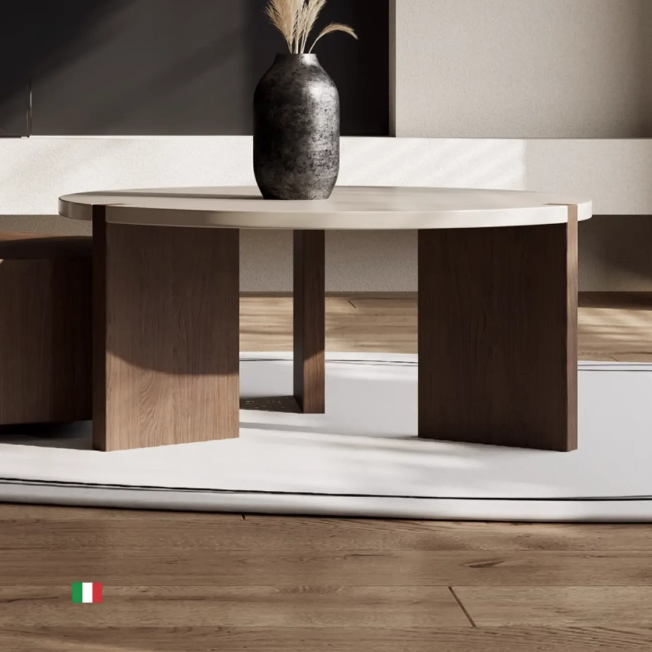 Креативный круглый журнальный столик KBOOS 35647-29 Креативный круглый журнальный столик KBOOS 35647-29