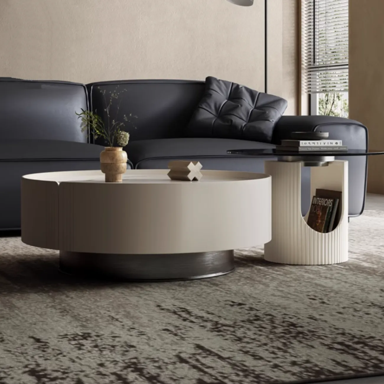 Круглый журнальный столик с KBOOS 35650-29 Круглый журнальный столик с KBOOS 35650-29