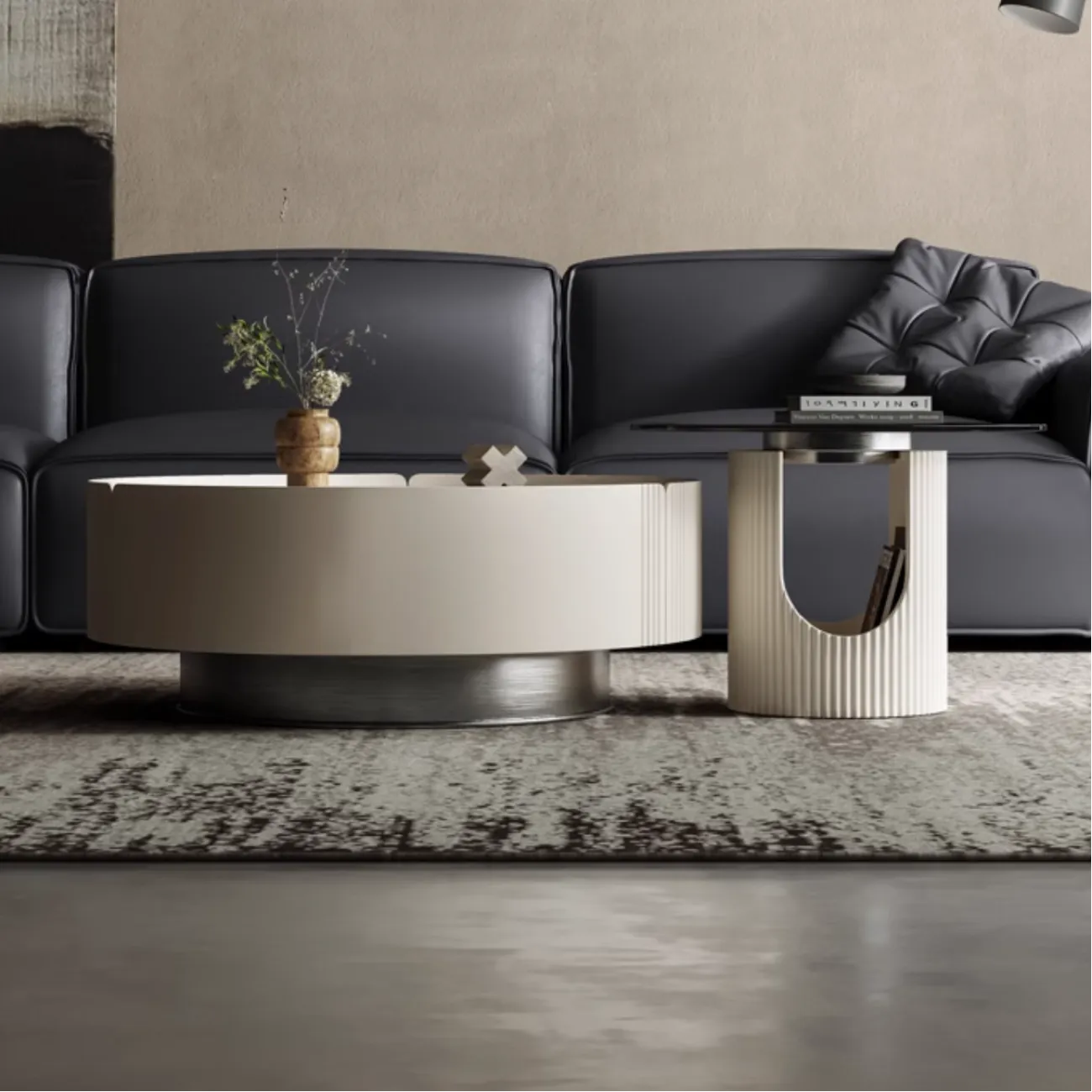 Круглый журнальный столик с KBOOS 35650-29 Круглый журнальный столик с KBOOS 35650-29