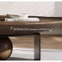 Дизайнерский круглый журнальный столик из цельного дерева KBOOS 35653-29