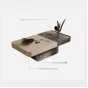 Дизайнерский прямоугольный журнальный столик  KBOOS 35656-29