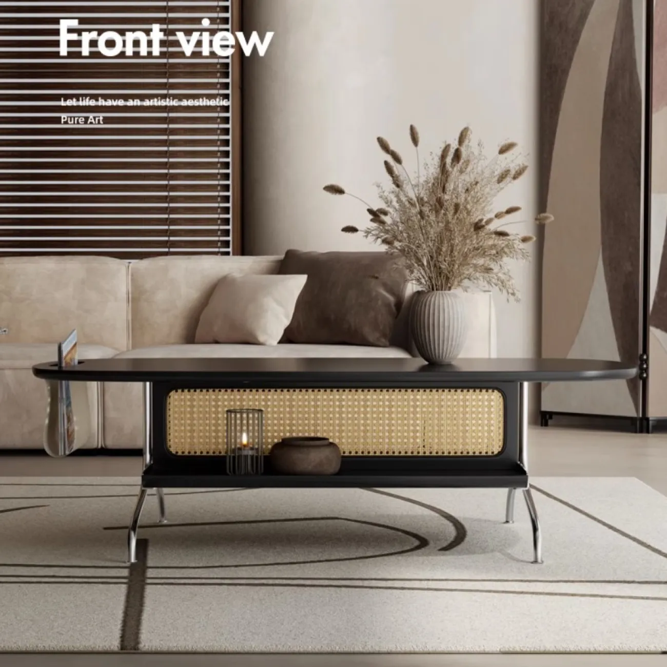 Креативный журнальный столик из нержавеющей стали KBOOS 35659-29 Креативный журнальный столик из нержавеющей стали KBOOS 35659-29