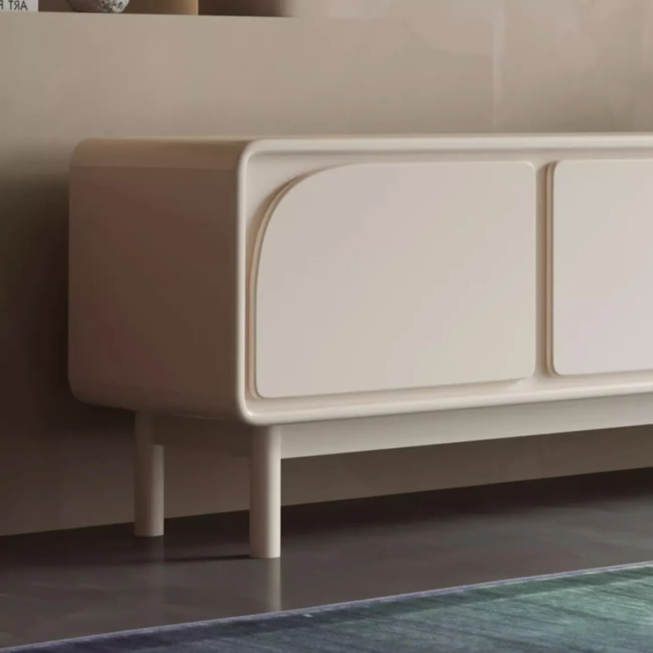 Креативный ТВ-стол из массива дерева  и чайный столик KBOOS 35661-29