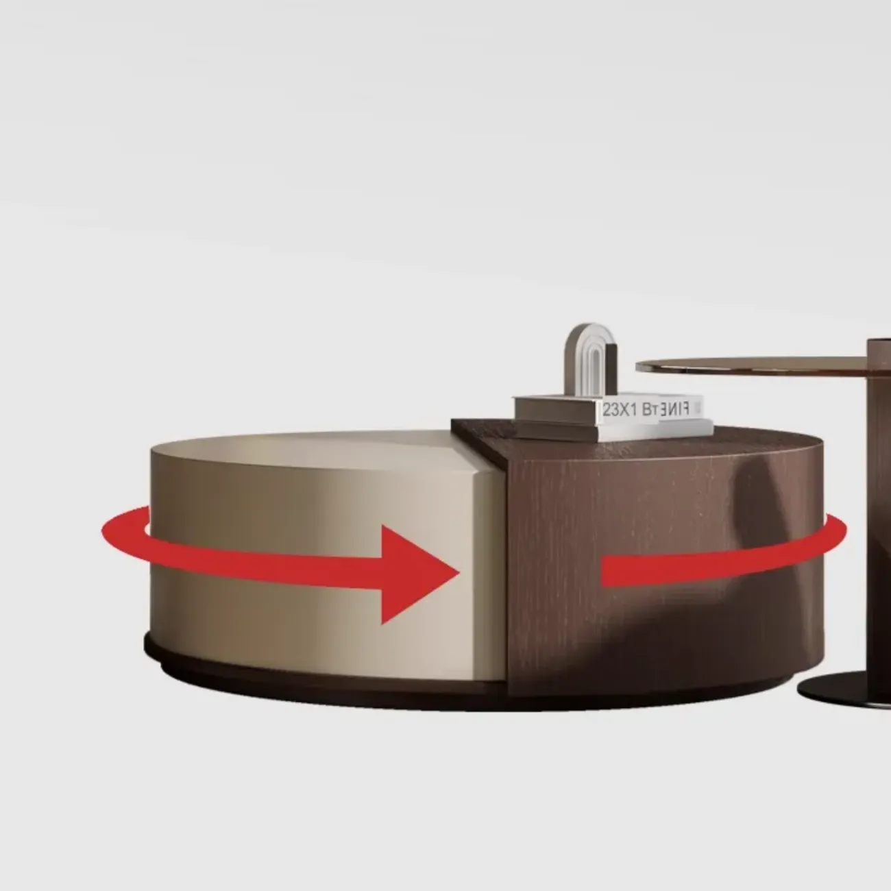 Дизайнерский вращающийся журнальный столик KBOOS 35663-29