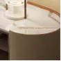 Комод под ТВ из седельной кожи и каменной плиты KBOOS 35672-29