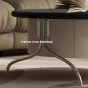 Роскошный круглый журнальный столик из массива дерева KBOOS 35770-29