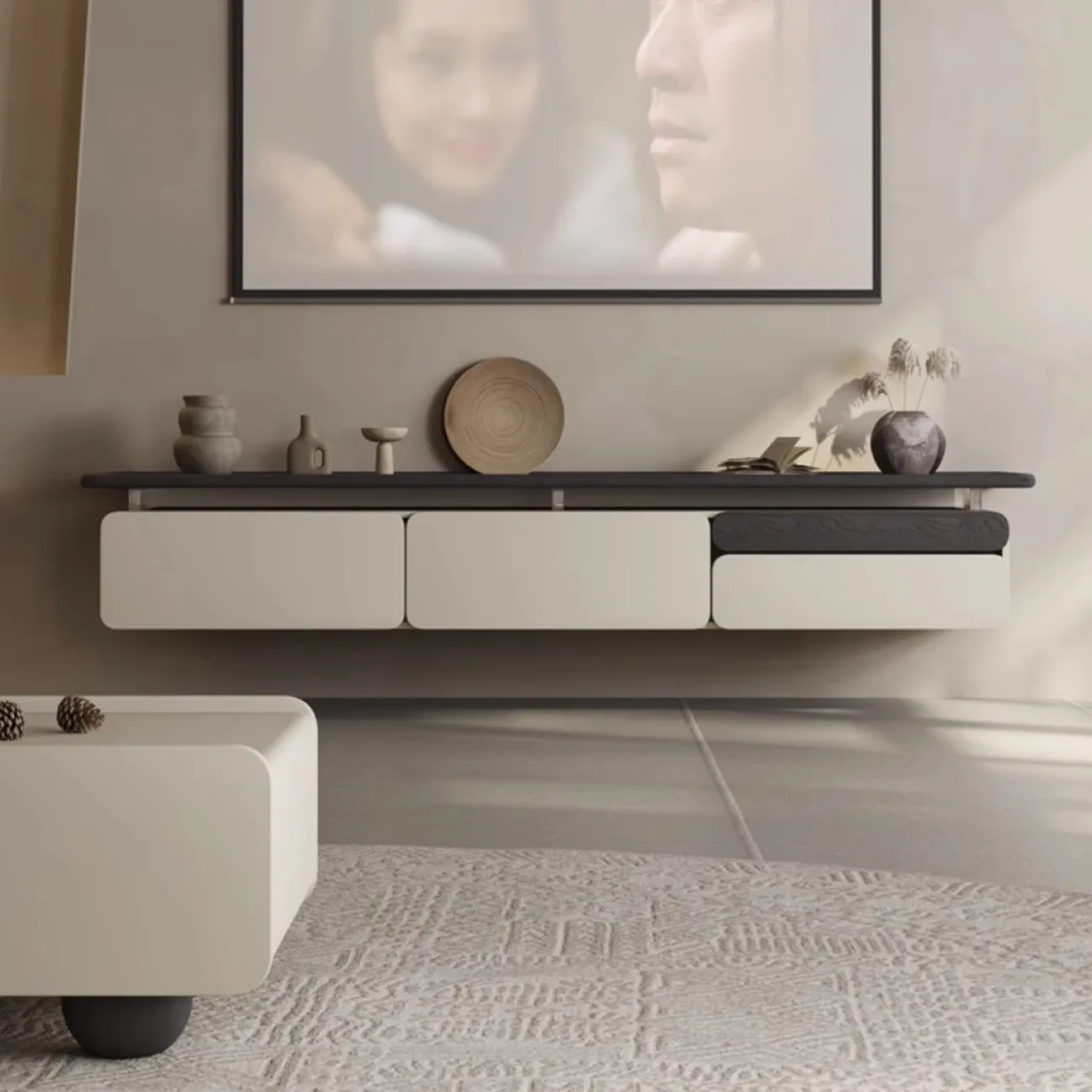 Подвесной шкаф под телевизор KBOOS 35771-29 Подвесной шкаф под телевизор KBOOS 35771-29