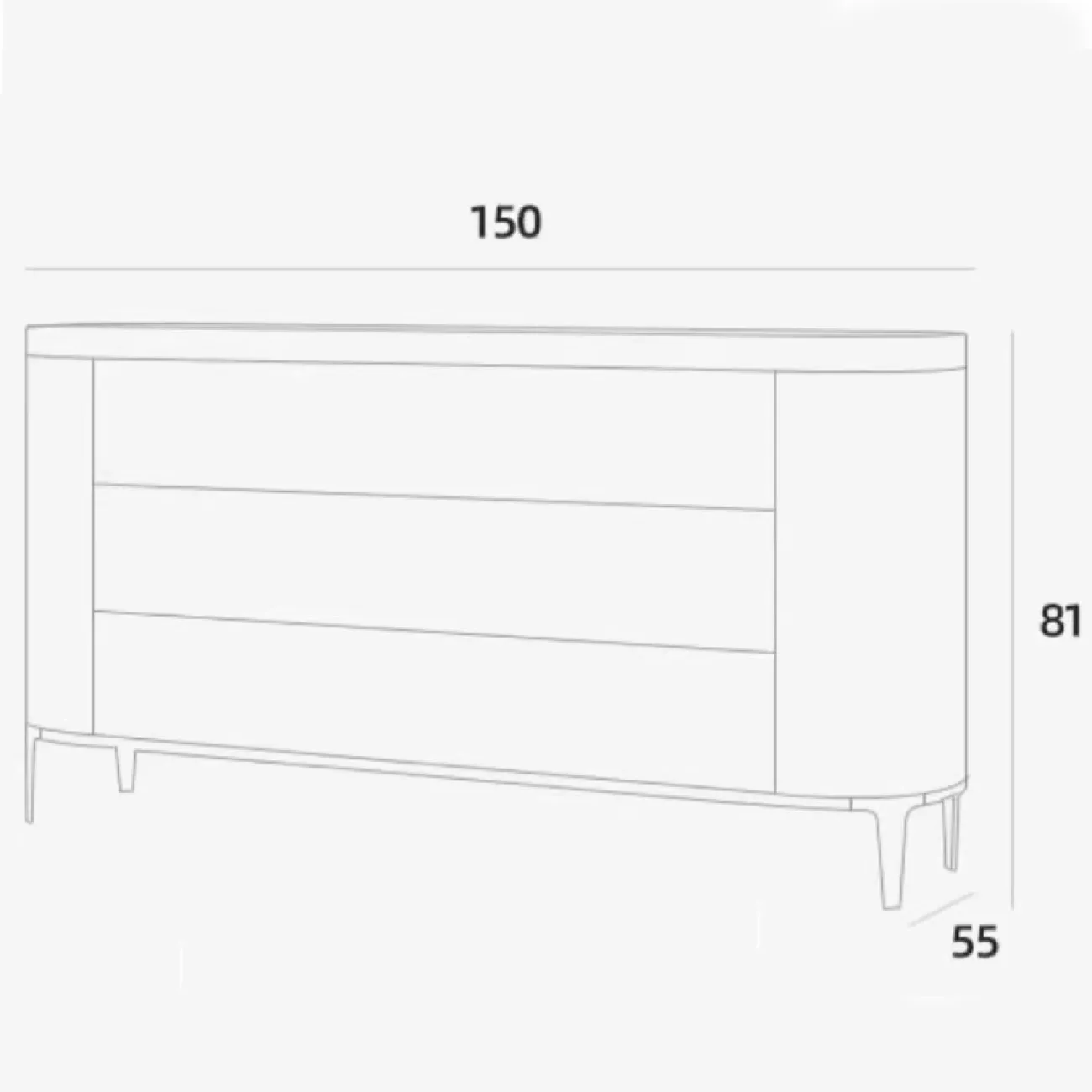 Дизайнерский комод из массива дерева KBOOS 35772-29 Дизайнерский комод из массива дерева KBOOS 35772-29