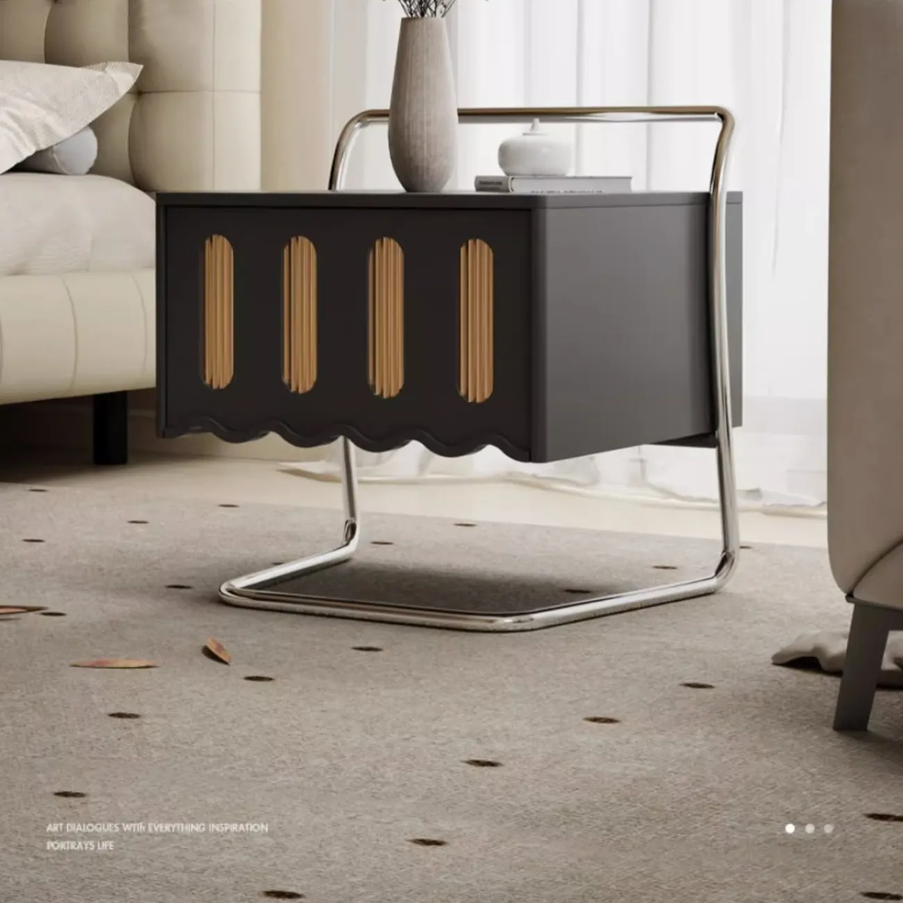 Современный прикроватный столик KBOOS 35774-29 Современный прикроватный столик KBOOS 35774-29