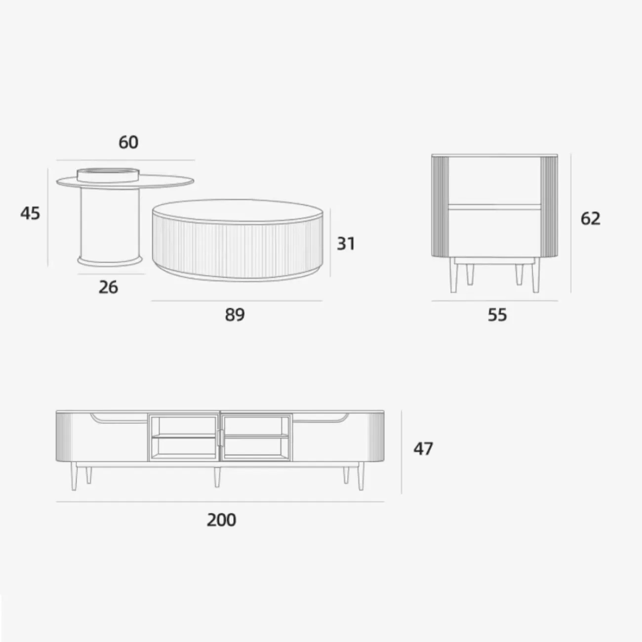 Роскошный ТВ-шкаф с каменной плитой KBOOS 35780-29