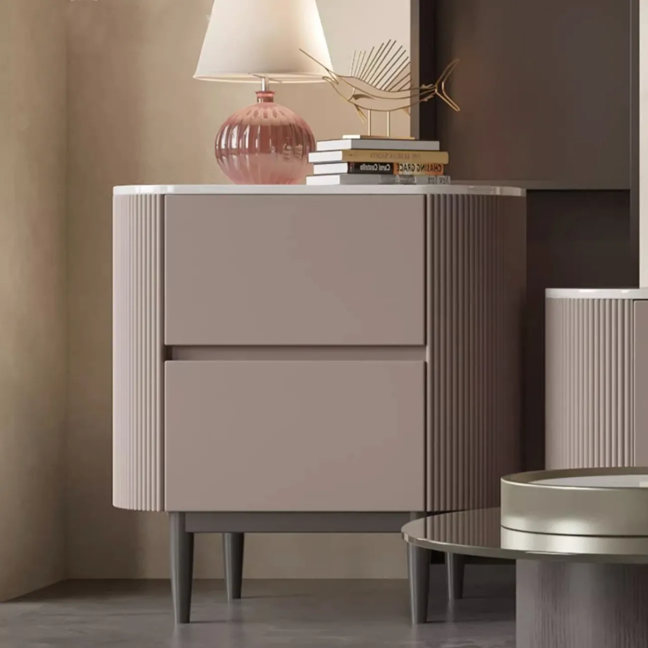 Роскошный ТВ-шкаф с каменной плитой KBOOS 35780-29